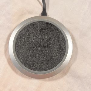iWalk Wireless Charger With Cord Slightly Used.  Black With Silver